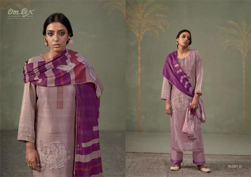 Omtex kalakari wholesale partywear unstitched dress material